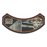 Patch Bordado Hog 2022 Harley Davidson Anual Hdm2022l144a070