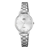 Reloj Para Mujer Q&q Superior S401j201y Plateado