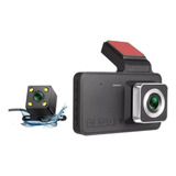 Cámara Seguridad Dash Cam Hd 1080p + Cámara Retroceso Auto