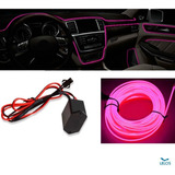 Fita Tunning Flexível Interna   Neon  Led Luz Painel Carro 