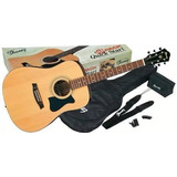 Pack Guitarra Acustica Ibanez V50njp + Funda Y Accesorios