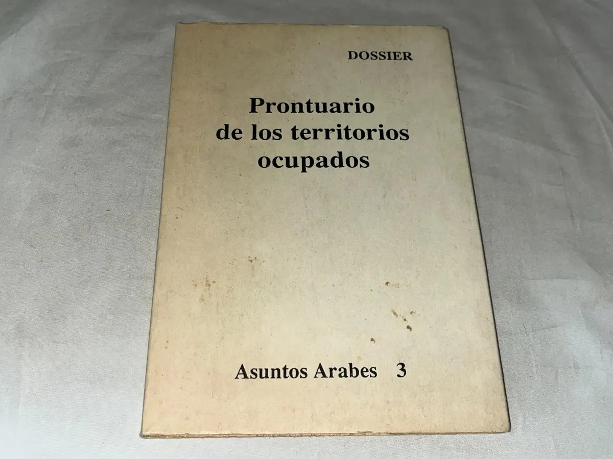 PRONTURARIO DE LOS TERRITORIOS OCUPADOS