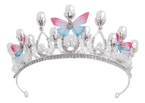 Tiara De Cumpleaños Para Niños, Mariposa, Corona, Princesa