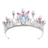 Tiara De Cumpleaños Para Niños, Mariposa, Corona, Princesa