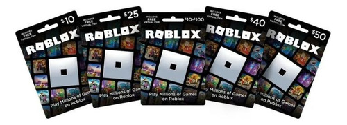 Gift Card Roblox R$25 Reais