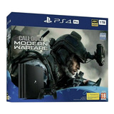 Sony Playstation 4 Pro 1tb Call Of Duty: Modern Warfare Color  Negro Azabache