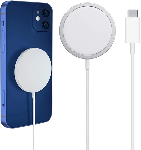 Cargador Inalámbrico 15w + Cable C Para iPhone 13/ Pro/ Max