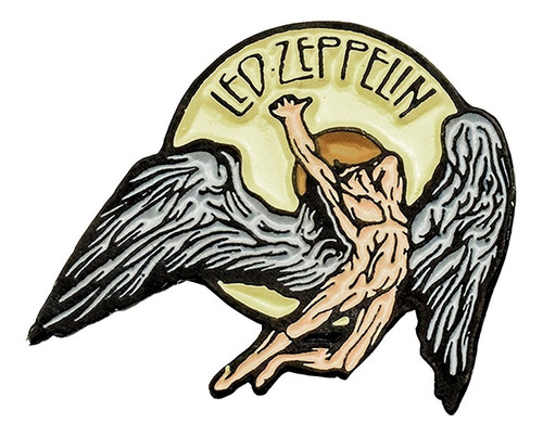 Pin Led Zeppelin Angel Prendedor Metalico  Rock Activity 