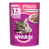 Alimento Whiskas 1+ Whiskas Gatos S Para Gato Adulto Todos Los Tamaños Sabor Fillets Parrillada Mixta En Sobre De 85g