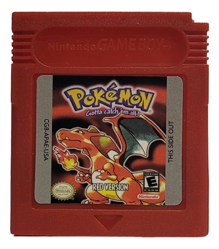 Cartucho Pokémon Red Em (português ) Gbc / Gba