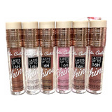 Pack 6 Sombras De Ojos Liquidas Shimmer Glitter Brillo Shine