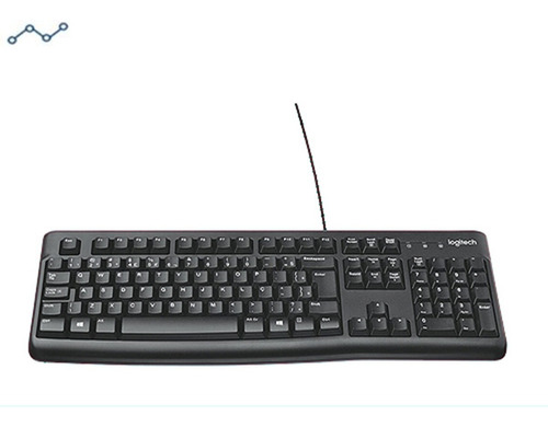 Teclado Preto C/ Fio Usb Logitech K120- Envio Express C/ Nfe