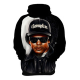 Blusa De Frio Personalizada Cantor Rapper, Eazy-e Hd 01