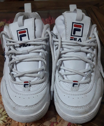 Zapatillas Fila Blancas De Dama 