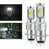 Bombillas Led Faros Delanteros De Motocicleta P15d H6m