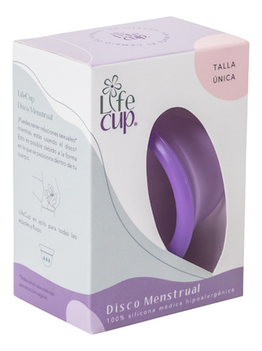 Disco Menstrual Lifecup De Silicona Hipoalergénica X 1 Und