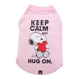 Roupa Para Cães Camiseta Rosa Hug Zooz Pets Tamanho M