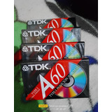 4 Audio Casettes Tdk A60 New