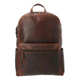 Mochila Cuero Hombre St Ethan Back Café Hush Puppies