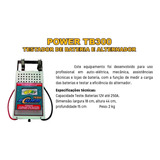 Testador De Bateria Até 200a Tb300 - Power
