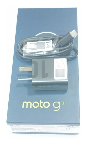 Cargador Motorola Moto G31 Original Cable Usb Ficha C 10w