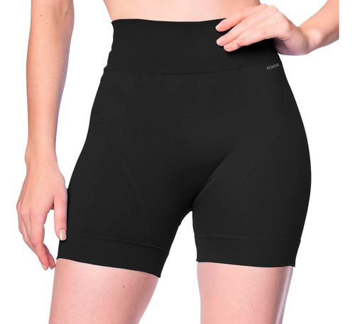 Short Selene Sem Costura Bermuda Fitness Academia Corrida