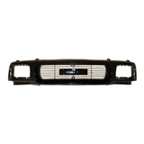 Parrilla S10 1995-1996-1997 Gmc Negra Faro Cuadrado Adl