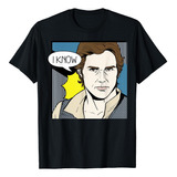 Star Wars Han Solo Sé Arte Pop Parejas Camiseta Gráfica C