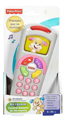 Fisher Price Rie Y Aprende Control Remoto De Hermanita Dlh82