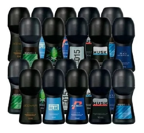 Kit Avon 10 Desodorantes Rollon Masculino-  Promoção Atacado