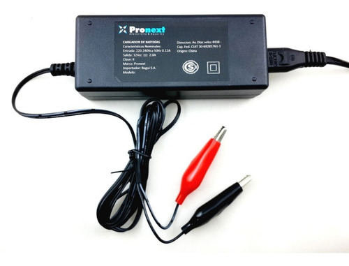 Cargador Bateria Gel Moto Auto Inteligente Automático 12v 2a