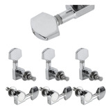 Flexzion Cuerdas Para Guitarra Eléctrica Tuning Pegs 6 Cromo