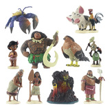 10pcs Moana Figura Modelo Juguete Regalo Para Niños