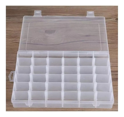 Caja Plástica Transparente Organizadora 36 Espacios