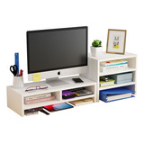 Soporte Mesa Elevadora Base Monitor Organizador Escritorio