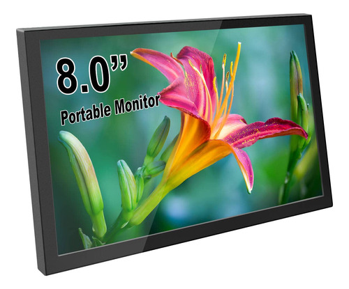 Elecrow Mini Monitor Portatil De 8 Pulgadas, Pantalla Lcd Pe