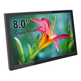 Elecrow Mini Monitor Portatil De 8 Pulgadas, Pantalla Lcd Pe