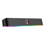 Soundbar Hp Multimedia Stereo Con Luces Rgb 6w Dhe-6003