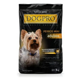 Balanceado Premium Dogpro Razas Mini 3kg 