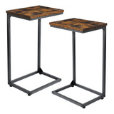 Amhancible C Shaped End Table Set Of 2, C Tables For Sofa, .