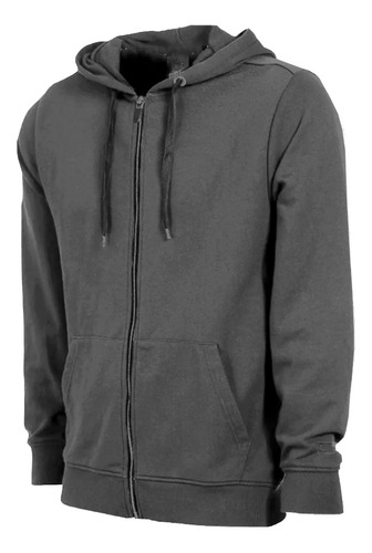 Campera Alpina Hoodie Slim Fit Buzo Canguro Capucha