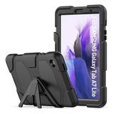 Mica + Funda Uso Rudo Para Galaxy Tab A7 Lite 8.7 T220 T225