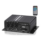 Amplificador De Audio 12v Para Automóvil Y Hogar Bluetooth