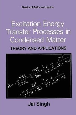 Libro Excitation Energy Transfer Processes In Condensed M...