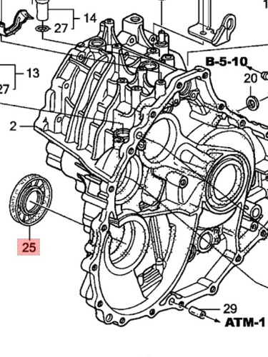 Estopera Copa Caja Derecha Honda Fit 03-08  Foto 5