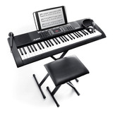 Piano Kit Alesis Melody61 Mkii+ Banco+ Soporte+ Adap+ Audifo
