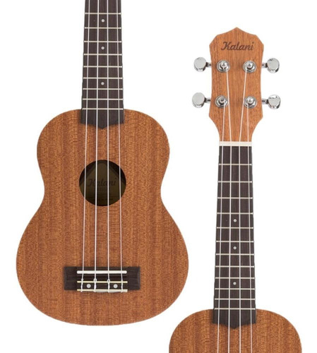 Ukulele Soprano 21 Tribes Natural Sapele Kalani + Bag