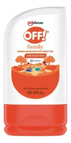 Repelente Para Mosquitos Off! En Crema X 60gr.