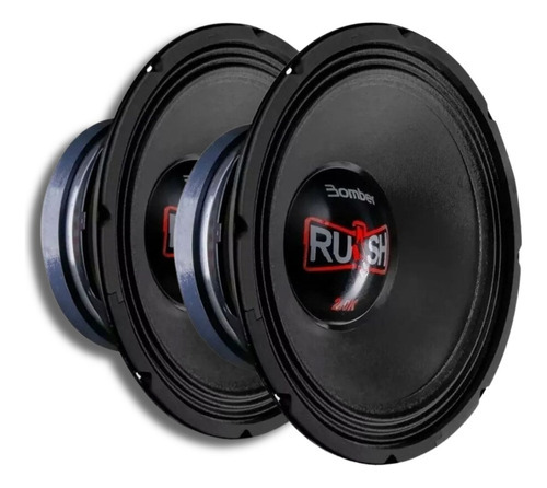 02 Woofer 12 Polegadas Bomber Rush 2.0k 1000w Rms 4 Ohms Cor Preto