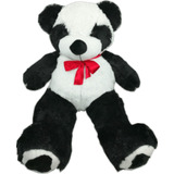 Oso Panda De Peluche Gigante Jumbo 1,20 Cmts + Postal Regalo